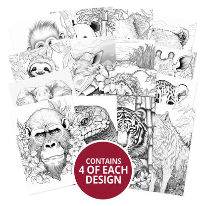Colouring Pocket Pads - Animal Planet