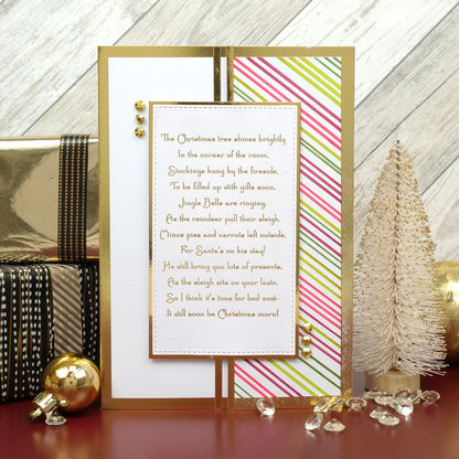 Bloc de papier cartonné orné de motifs pour Noël