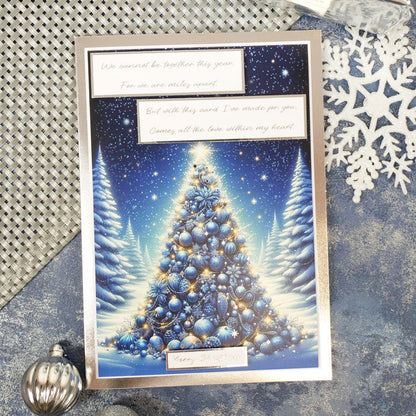 Bloc de papier cartonné orné de motifs pour Noël