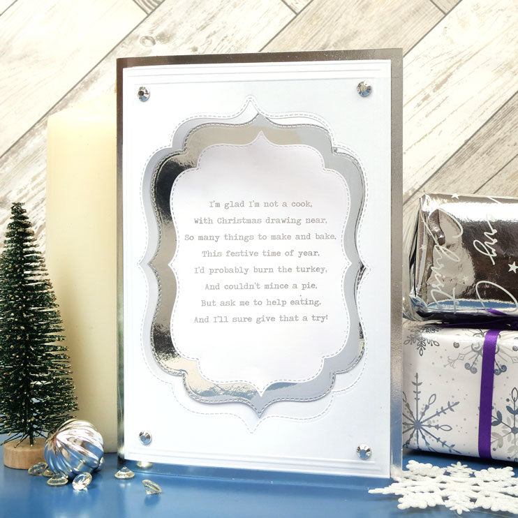 Bloc de papier cartonné orné de motifs pour Noël