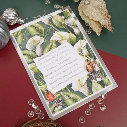 Bloc de papier cartonné orné de motifs pour Noël