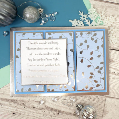Bloc de papier cartonné orné de motifs pour Noël