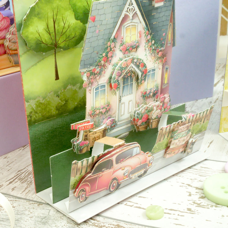 Cartes à pliage pop-up - Happy Little Home