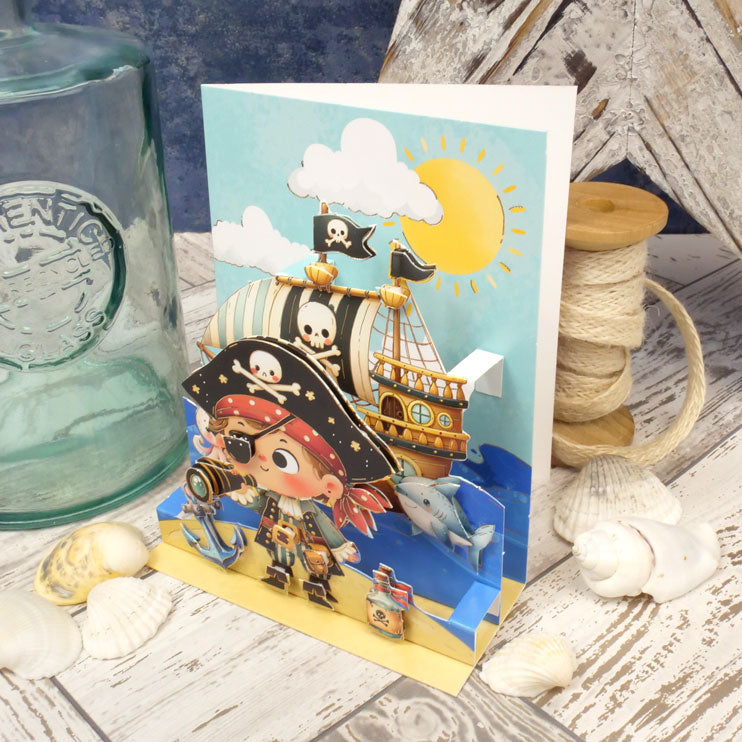 Carte Pop-Up à Soufflets – Shiver Me Timbers