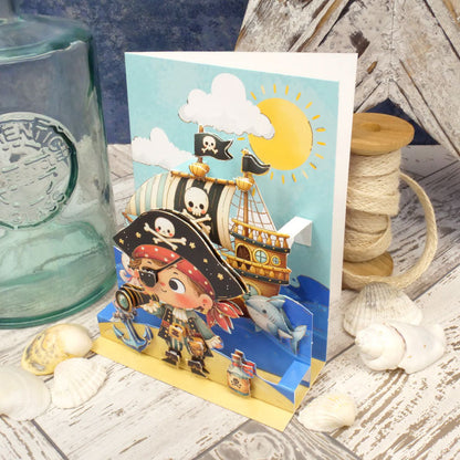 Carte Pop-Up à Soufflets – Shiver Me Timbers