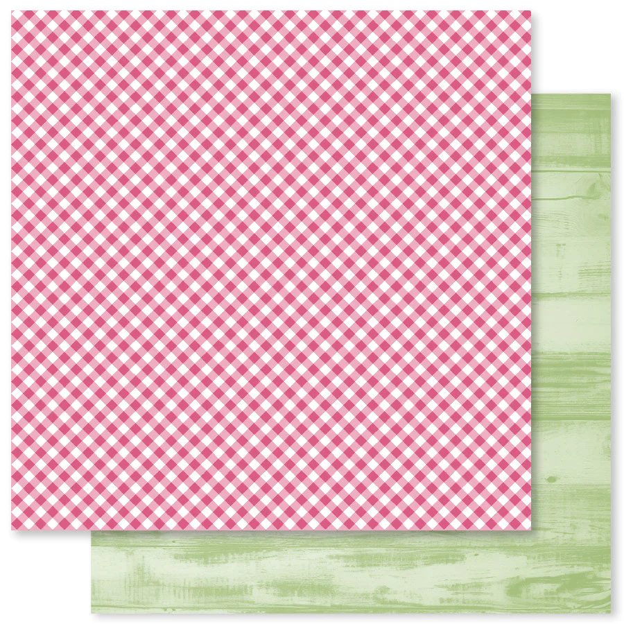 Lot de papier 30,5 x 30,5 cm Rainbow Garden Patterns E (12 pièces) 31548