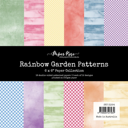 Papiers collection Rainbow Garden Patterns 6x6 31554