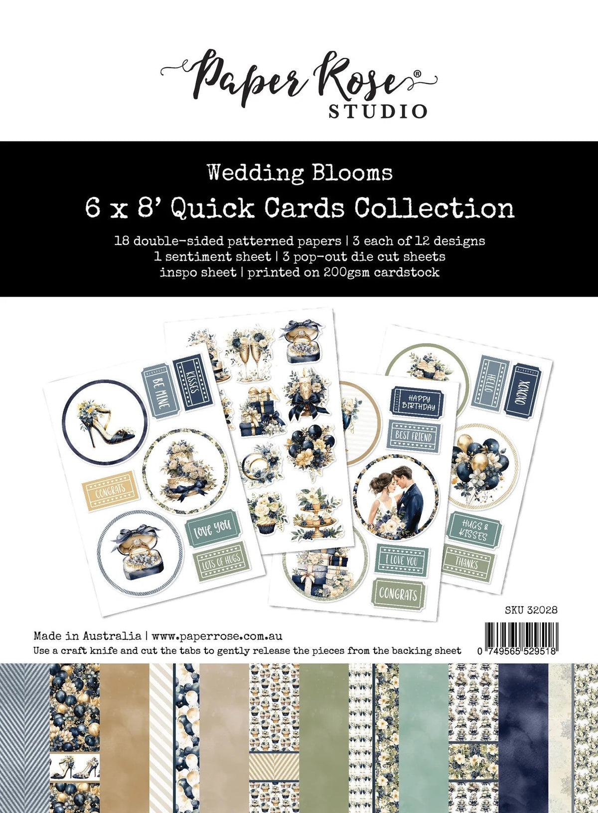 Collection Cartes Rapides "Fleurs de Mariage" 1.0 6x8" 32028