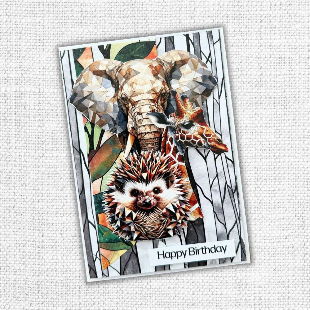 Collection de papiers Le règne animal 6x6 32100