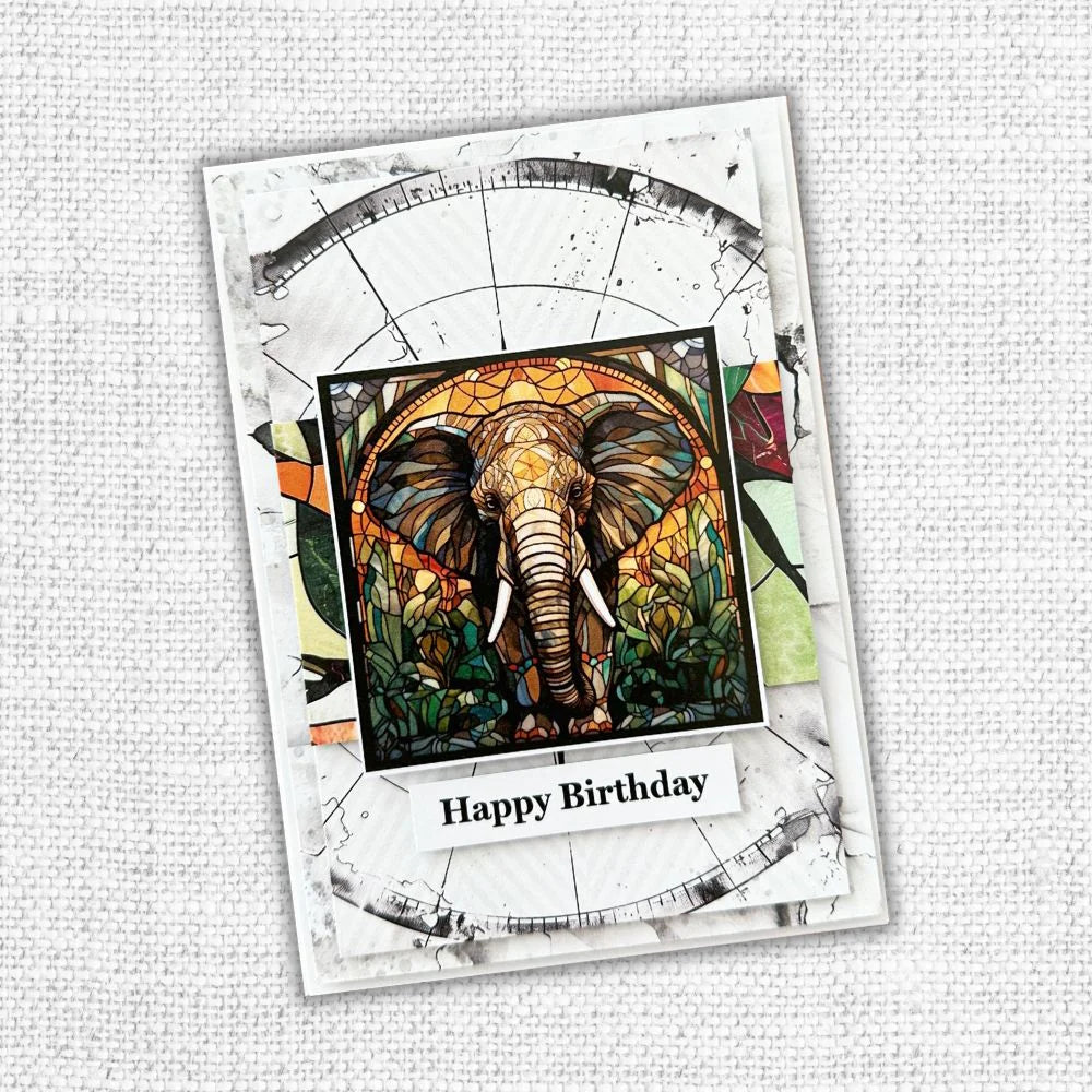 Collection de papiers Le règne animal 6x6 32100