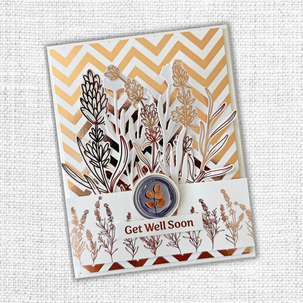 Lavender & Roses - Rose Gold Foil 6x6 Paper Collection 32217