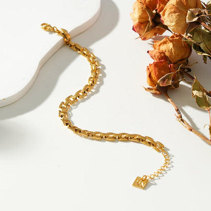 Style PROVINIA : Bracelet de montre rétro en or