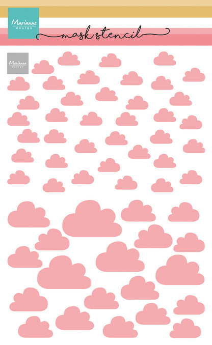 Marianne Design Pochoir Masque - Nuages