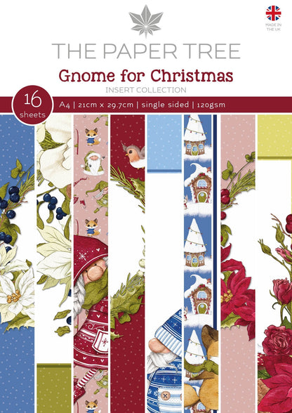 La Collection d'Inserts A4 Le Gnome Arbre en Papier pour Noël