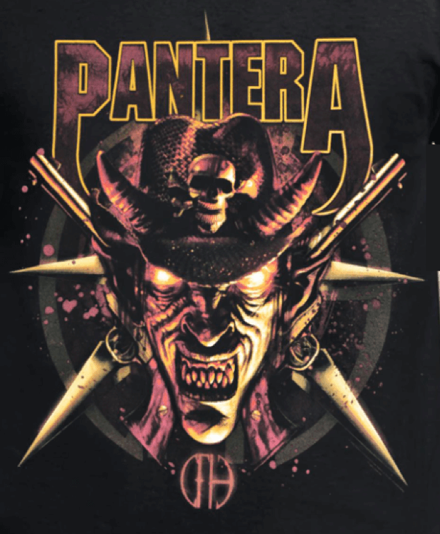 Pantera - T-Shirt Cowboy à Cornes (Noir)
