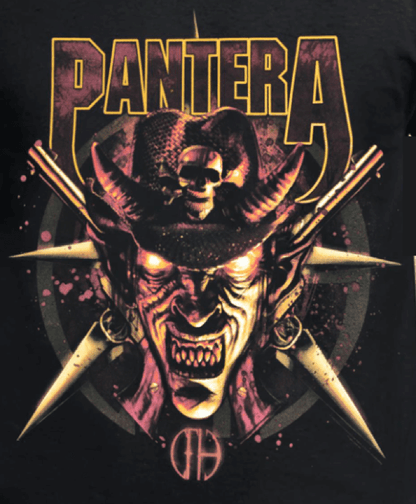 Pantera - T-Shirt Cowboy à Cornes (Noir)