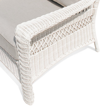 Park Meadows Wicker Loveseat Conversational Set