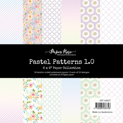 Motifs Pastel 1.0 Collection de papiers 6x6 34827
