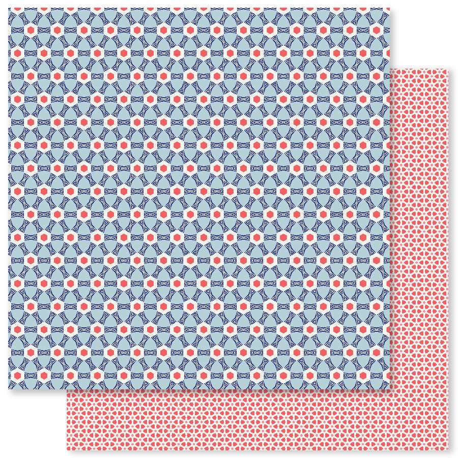 Papiers motifs 1.0 30x30 cm (Lot de 12) 32346