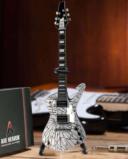 Guitare miniature KISS® Paul Stanley Cracked Mirror Iceman