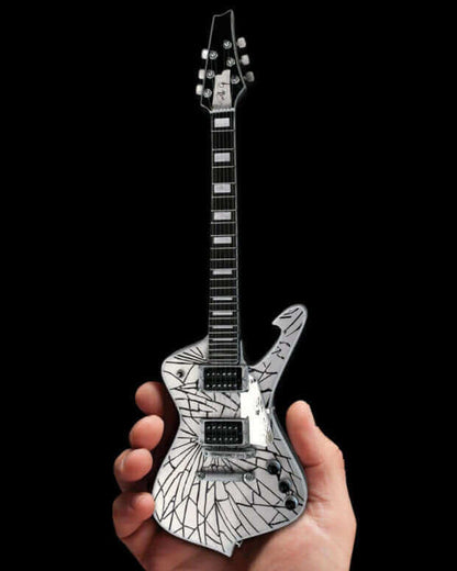 Guitare miniature KISS® Paul Stanley Cracked Mirror Iceman
