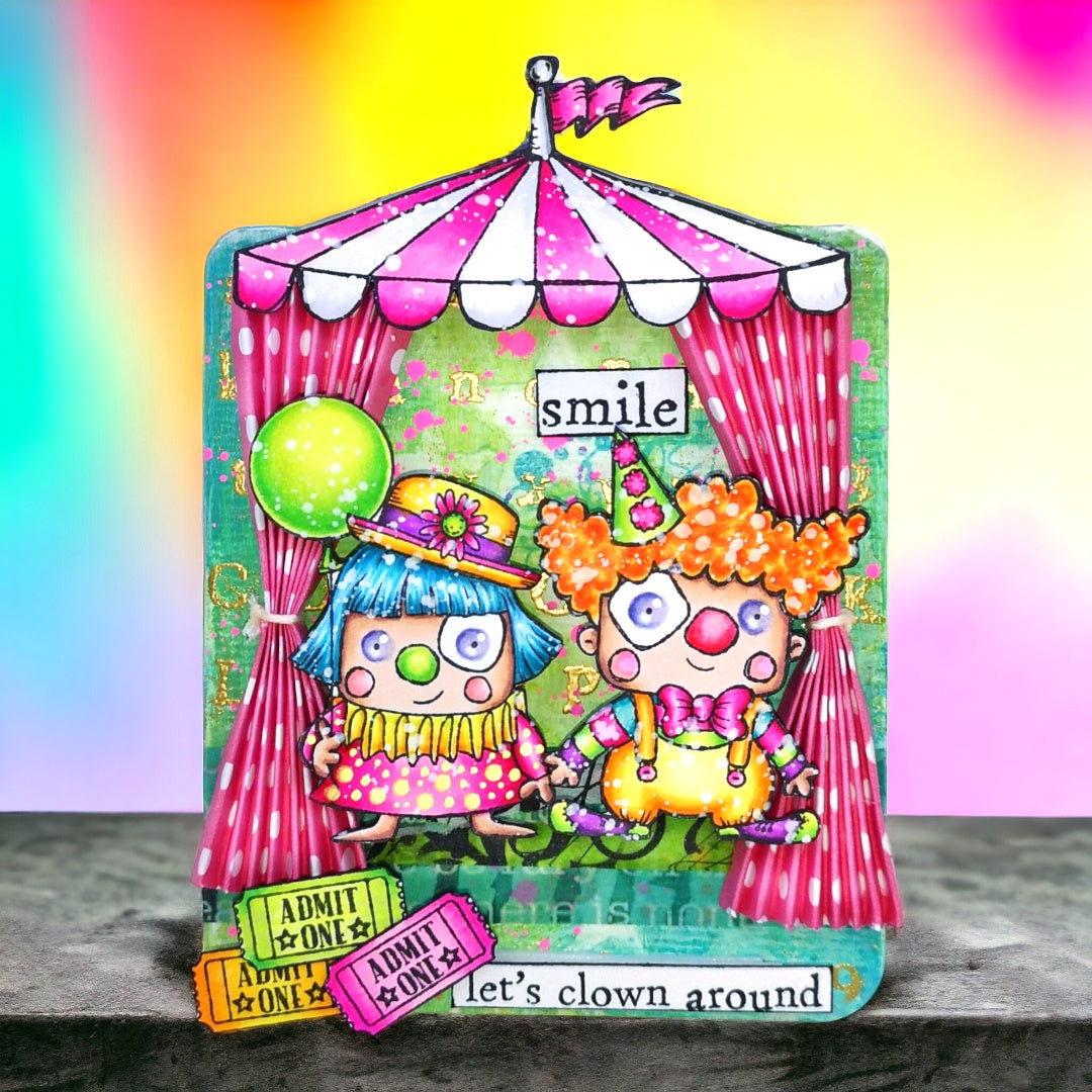 AALL and Create - Set de tampons A7 - Clown Around