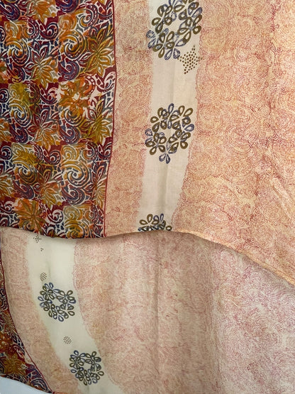 PRG7714 Haut asymétrique en pure soie Sheer Avatar