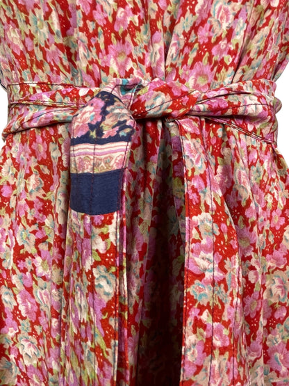 PRC7677 Avatar Pure Silk Maxi Dress with Belt