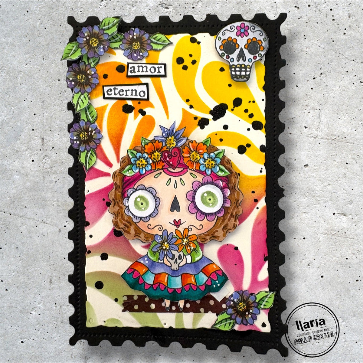 AALL and Create - Set de tampons A7 - Souci