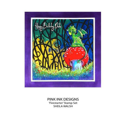 Pink Ink Designs Firestarter Set de tampons transparents 15,24 x 20,32 cm