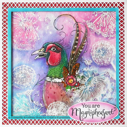 Magnipheasant A5 Clear Stamp Set