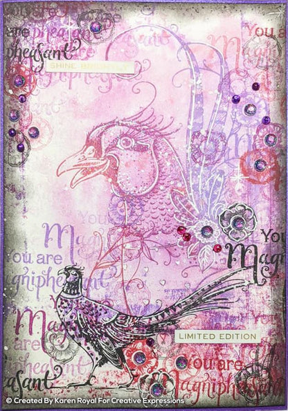 Magnipheasant A5 Clear Stamp Set