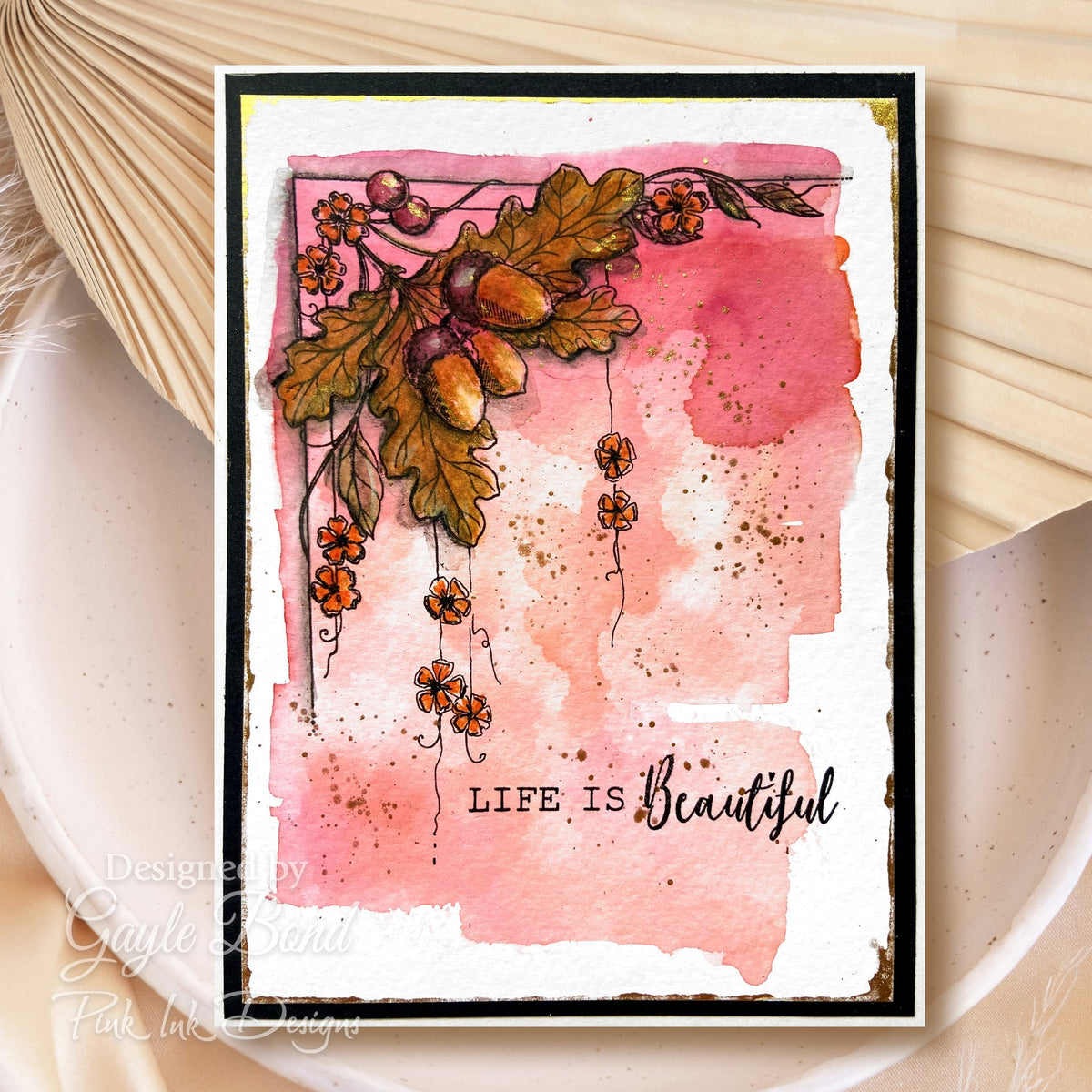 Pink Ink Designs – Tampons transparents « Un hibou dans la main » 6 x 8 po