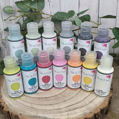 Pink Ink Matt Chalk Paint 50ml