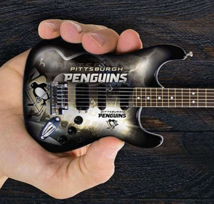 Mini-guitare de collection 10" Pittsburgh Penguins