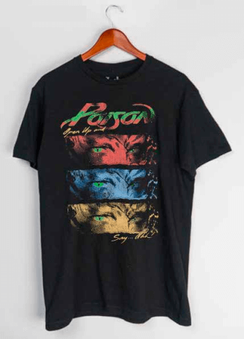 T-Shirt Yeux - Poison (Noir)