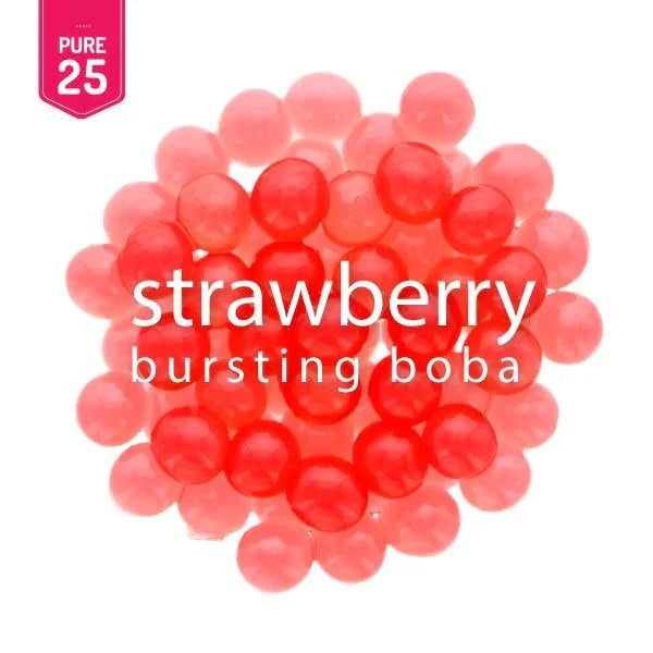 Billes Éclatantes de Tapioca Fraise Pure25 - Billes Éclatantes - Bossen - Canada - Livraison Gratuite au Canada pour les Commandes de Plus de 199 CAD