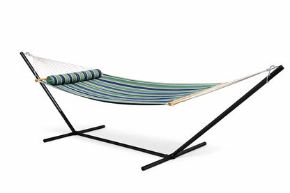 Deluxe Quilted Hammock with 3-Beam Stand