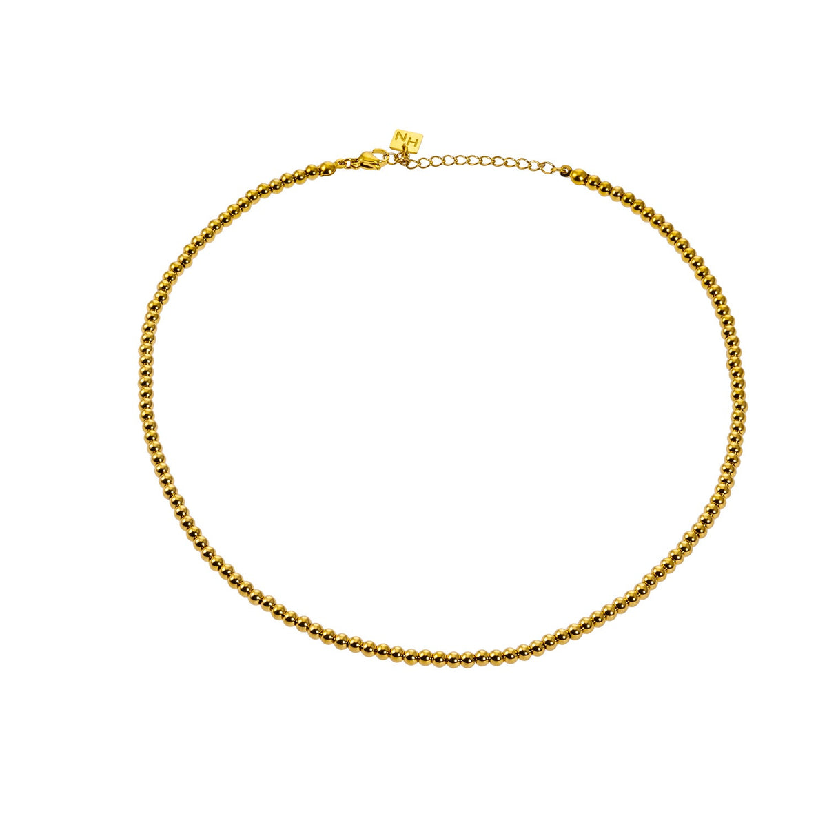 RIKKO: Ball-Beads Contemporary Chain Necklace