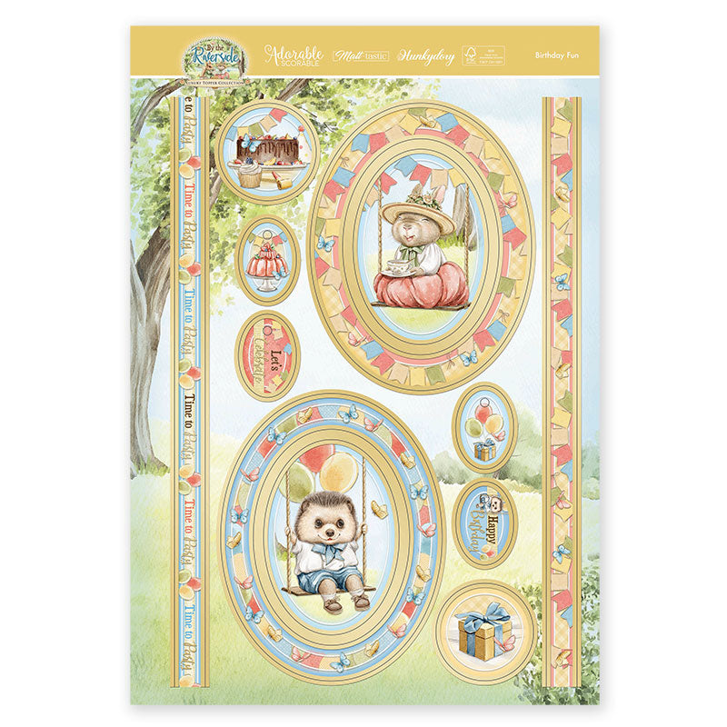 Set de toppers de luxe Anniversaire amusant