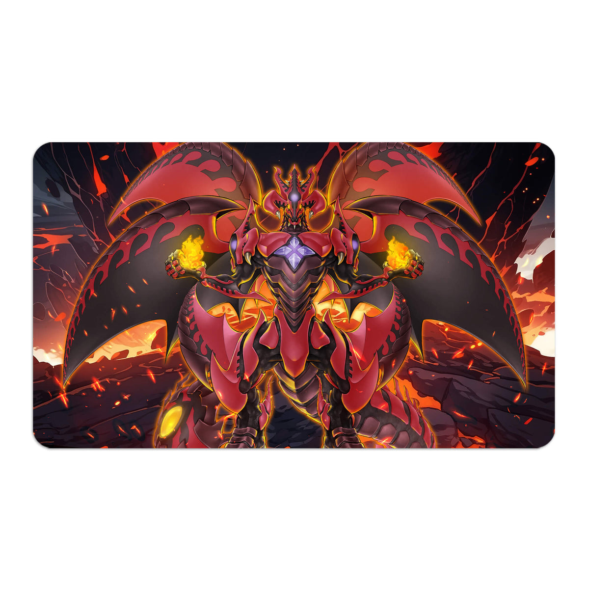 Tapis de jeu Dragon Supernova Rouge