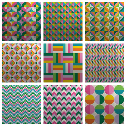Collection de papiers Rétro Feuille 30,5 x 30,5 cm 32526