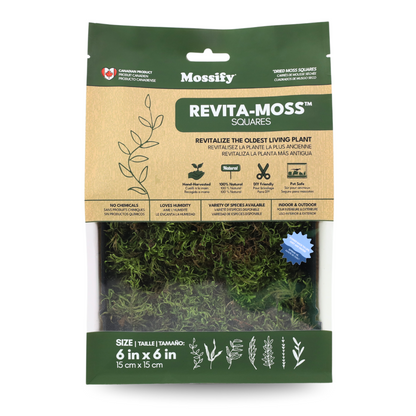 Mousse forestière canadienne naturelle - Revita-Moss™ (Pleurozium schreberi)