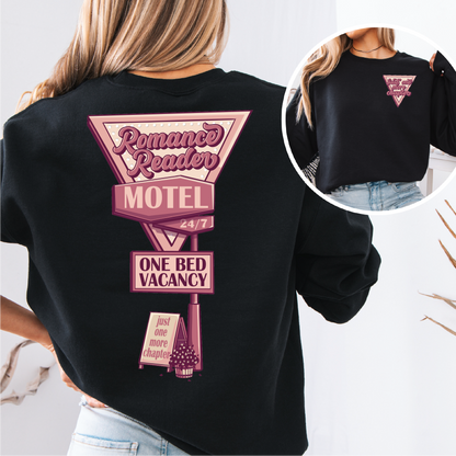 Un chapitre de plus - Sweat ras du cou unisexe Romance Reader Motel | Bookish