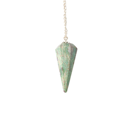 Ruby Zoisite Pendulum 6 Facet & Bead - 3 Pack