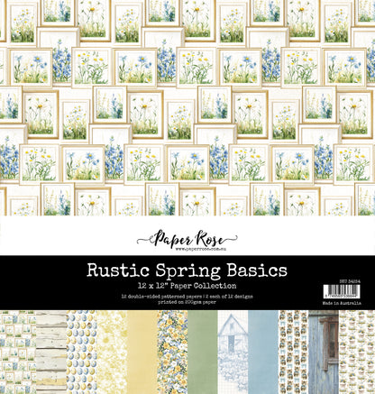 Rustic Spring Basics 12x12 Paper Collection 34254