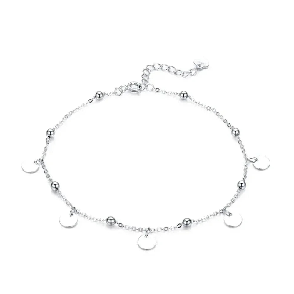 The Modern Geometric 925 Sterling Silver Anklet
