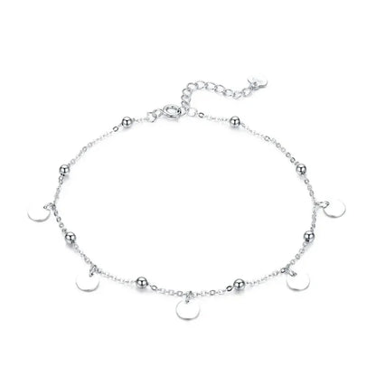 The Modern Geometric 925 Sterling Silver Anklet