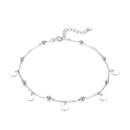 The Modern Geometric 925 Sterling Silver Anklet