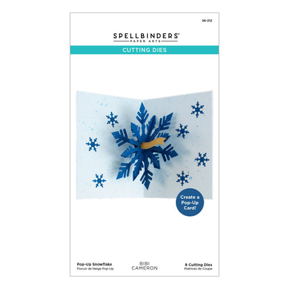 Matrices de découpe Flocon de Neige Pop-Up de la collection Bibi's Snowflakes par Bibi Cameron